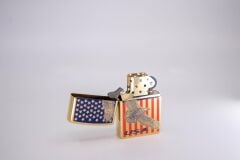 Zippo U.S.A Flag And Eagle Dizayn Çakmak