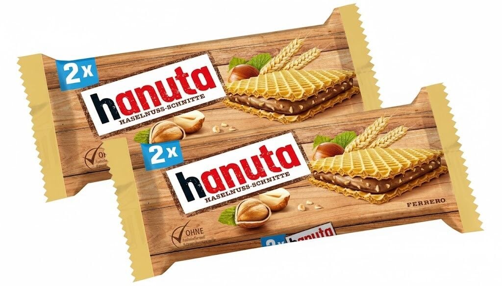 Hanuta Haselnuss-Schnitte Fındık Kremalı Gofret (2 ADET)