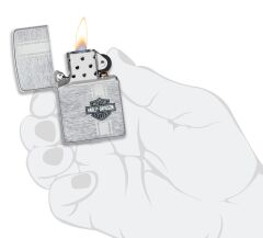 Zippo Harley Davidson Brushed Chrome Dizayn Çakmak