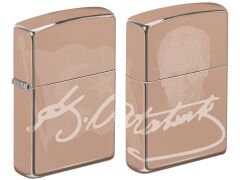 Zippo Kemal Atatürk İmza - Signature Dizayn Çakmak Rose Gold