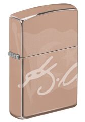 Zippo Kemal Atatürk İmza - Signature Dizayn Çakmak Rose Gold