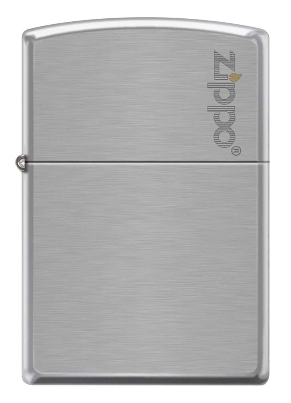 Zippo Brushed Chrome Logo Dizayn Çakmak