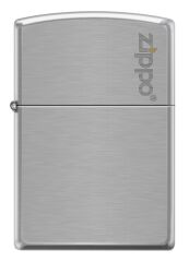 Zippo Brushed Chrome Logo Dizayn Çakmak