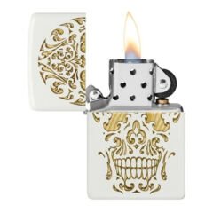 Zippo Sugar Skull White Matte Dizayn Çakmak