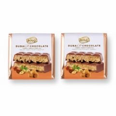 Bolçi Fındıklı Kadayıf Dolgulu Sütlü Çikolata - Dubai Çikolatası 100g (2 ADET)