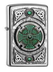 Zippo Celtic Green Cross Dizayn Çakmak