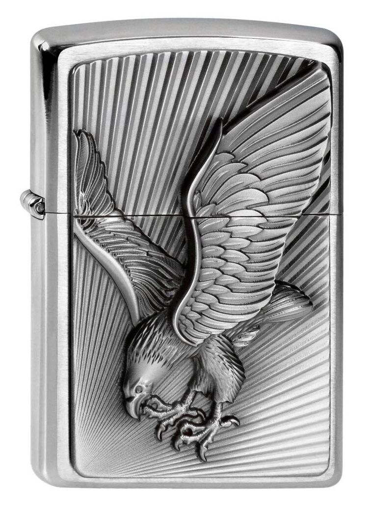 Zippo Eagle Kartal Amblem Dizayn Çakmak
