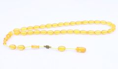 Arpa Kesim Kehribar Tesbih 7 x 10,5 mm