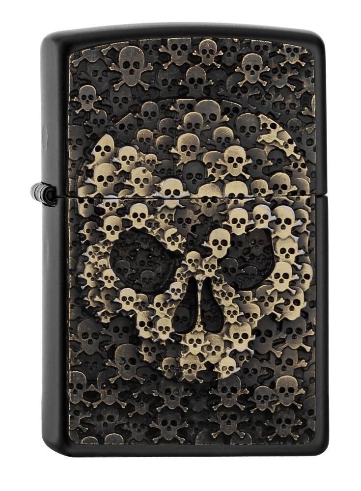 Zippo Skulls in Skull Dizayn Çakmak