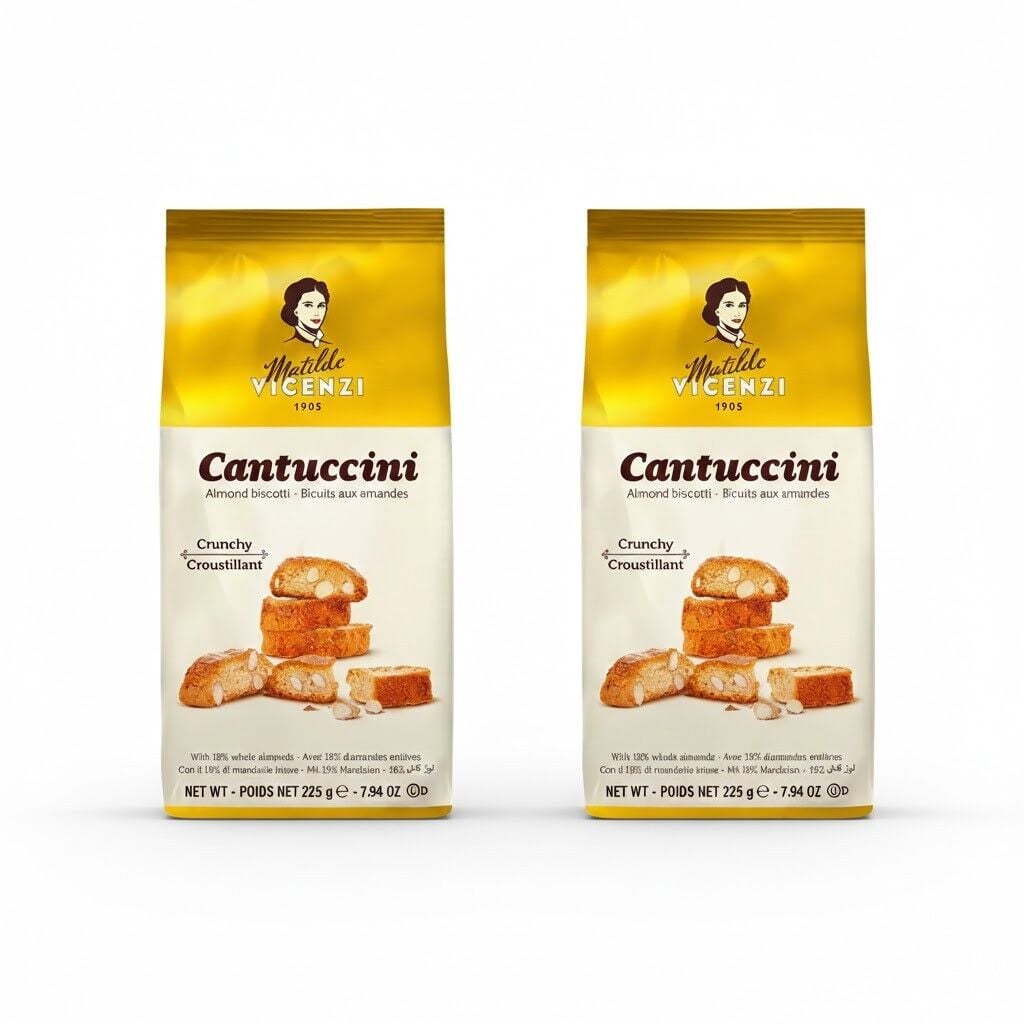 Matilde Vicenzi Cantuccini Bademli Kurabiye Biscotti 225 g (2 ADET)