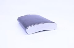 Siyah Deri Kaplama Cep Matarası/Flask 8 OZ