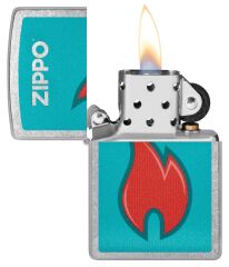 Zippo Maze Flame Design Çakmak