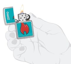 Zippo Maze Flame Design Çakmak