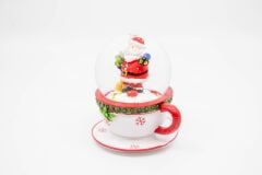 Fincan Tasarımlı Noel Baba Kar Küresi