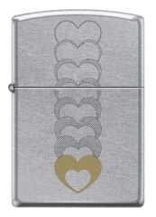 Zippo Heart Pattern Dizayn Çakmak