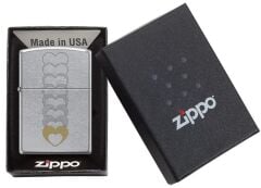 Zippo Heart Pattern Dizayn Çakmak