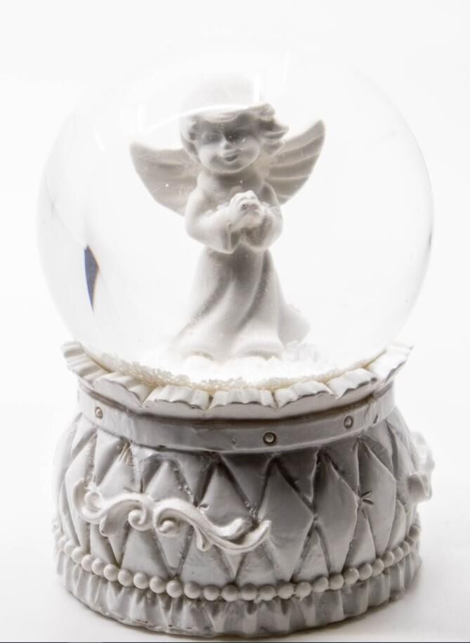 Mini Boy Melek Figürlü Kar Küresi