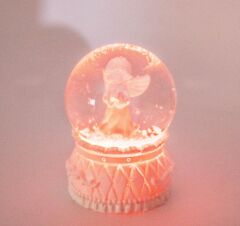 Mini Boy Melek Figürlü Kar Küresi