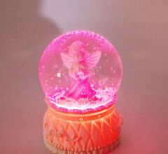 Mini Boy Melek Figürlü Kar Küresi