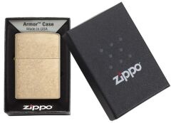 Zippo Armor® Kasa Tumbled Brass Dizayn Çakmak
