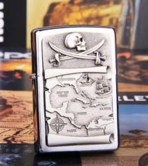 Zippo Pirate Treasure - Korsan Hazinesi Dizayn Çakmak