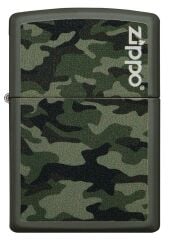 Zippo Camo And Zippo Logo Design Kamuflaj Çakmak