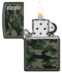 Zippo Camo And Zippo Logo Design Kamuflaj Çakmak