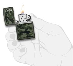Zippo Camo And Zippo Logo Design Kamuflaj Çakmak
