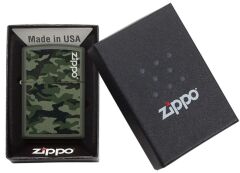 Zippo Camo And Zippo Logo Design Kamuflaj Çakmak