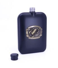Akrep Kabartma Amblem Paslanmaz Çelik Cep Matarası - Hip Flask 7 OZ