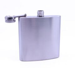 Paslanmaz Çelik Cep Matarası - Hip Flask 6 OZ