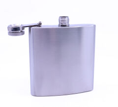 Paslanmaz Çelik Cep Matarası - Hip Flask 6 OZ