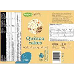 Lestello Quinoa Cakes - Glutensiz Kinoa Patlağı 135 g (2 ADET)
