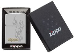 Zippo Satin Chrome Classic Zippo Dizayn Çakmak