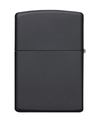 Zippo Black Mate Yellow Logo Çakmak