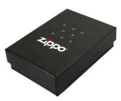 Zippo Black Mate Yellow Logo Çakmak