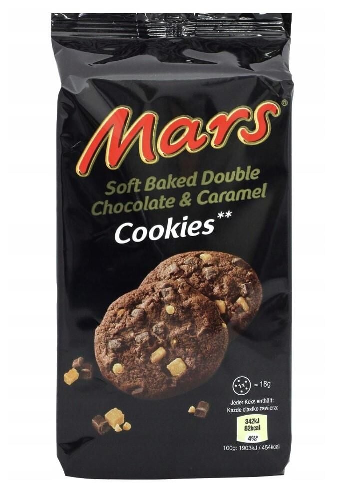 Mars Soft Baked Double Chocolate & Caramel Cookies