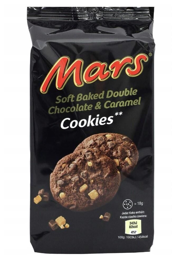 Mars Soft Baked Double Chocolate & Caramel Cookies