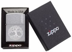 Zippo Tree Of Life Street Chrome Dizayn Çakmak