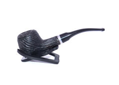 Pipsan Pipo Gravür İşlemeli Half Bent - Siyah