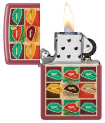 Zippo Pop Art Lips Dizayn Çakmak