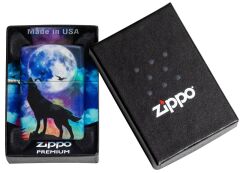 Zippo Wolf And Colors Design Çakmak