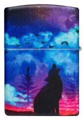 Zippo Wolf And Colors Design Çakmak