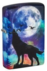 Zippo Wolf And Colors Design Çakmak