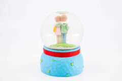 Sevgililer Işıklı Kar Küresi