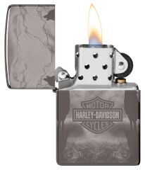 Zippo Harley Davidson Howling Wolves Dizayn Çakmak