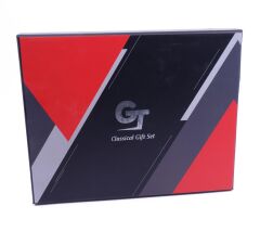 H&D Paslanmaz Çelik Matara Set - 4 Shot Bardak ve Huni - Deri Kaplı