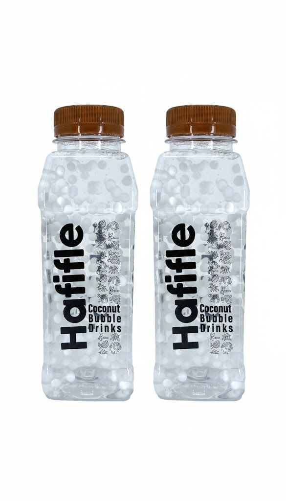 Hafifle Hindistan Cevizli ve Aromalı Tapyoka Toplu İçecek - Bubble Drink 350 ml (2 ADET)