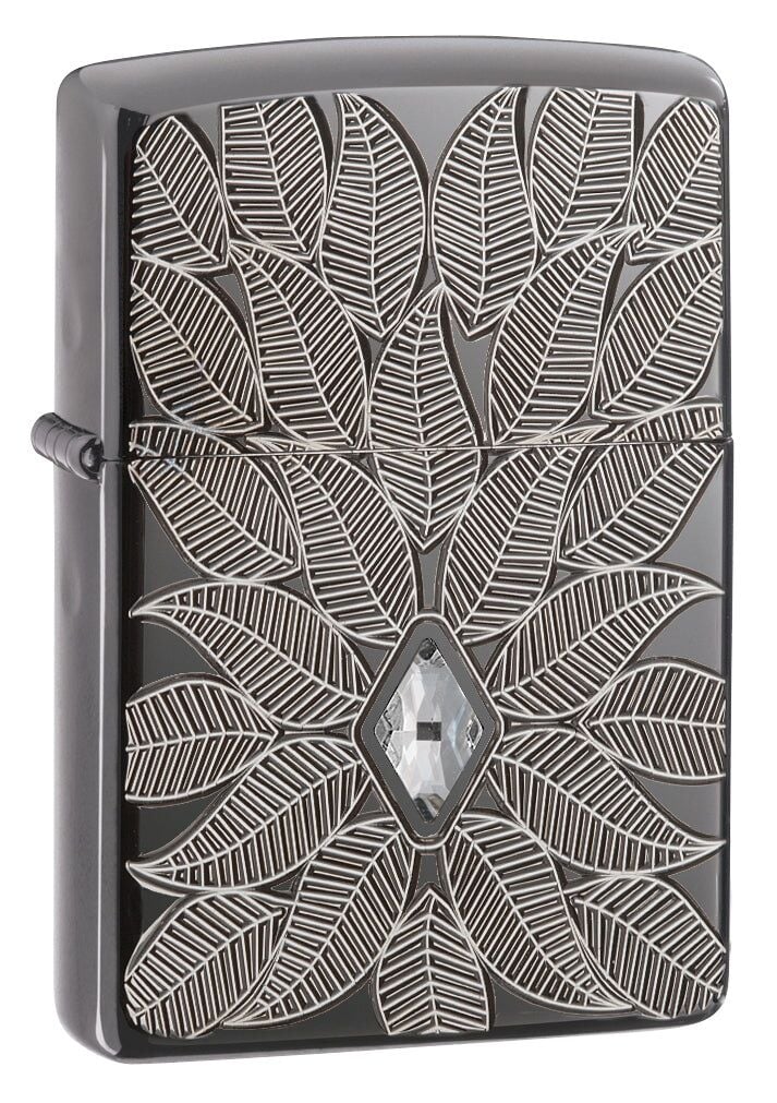 Zippo Carved Leaves Dizayn Armor® Kasa Çakmak