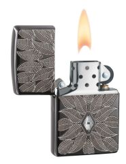 Zippo Carved Leaves Dizayn Armor® Kasa Çakmak